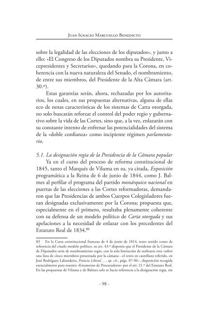 LOS PROYECTOS DE REFORMA POLÍTICA DE BRAVO MURILLO EN PERSPECTIVA