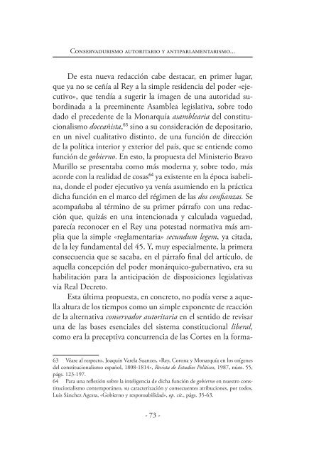 LOS PROYECTOS DE REFORMA POLÍTICA DE BRAVO MURILLO EN PERSPECTIVA