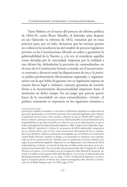 LOS PROYECTOS DE REFORMA POLÍTICA DE BRAVO MURILLO EN PERSPECTIVA