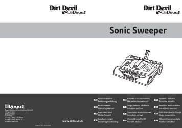 Dirt Devil Sonic Sweeper - M666_Sonic_Sweeper_WebIM_20080616.pdf