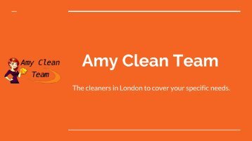 London's Amy Clean Team