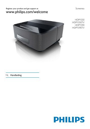 Philips Projecteur LED intelligent Screeneo - Mode dâemploi - NLD