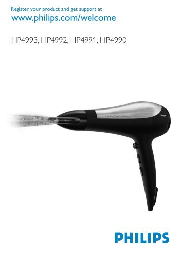 Philips SalonDry Pro AC SÃ¨che-cheveux - Mode dâemploi - ZHS