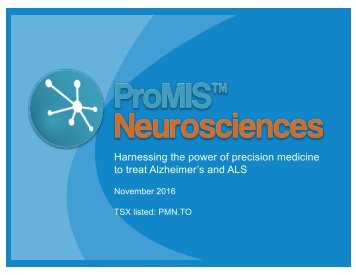 Harnessing the power of precision medicine to treat Alzheimer’s and ALS