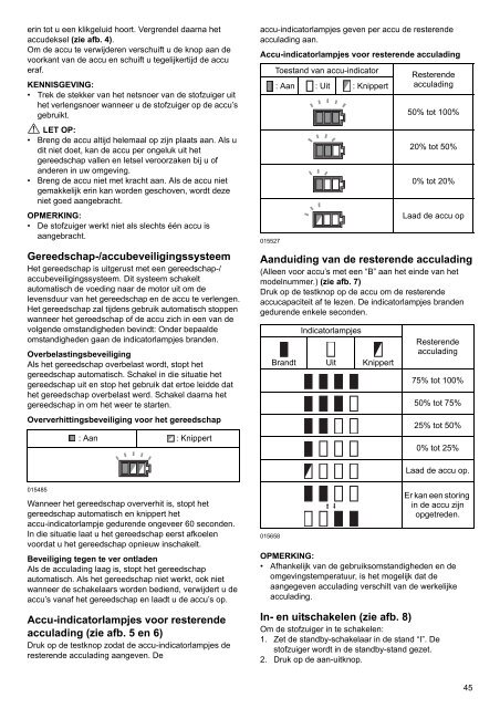 Makita ASPIRATORE AC/DC 8L 18Vx2 - DVC860LZ - Manuale Istruzioni