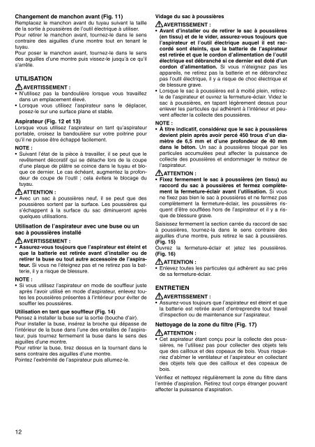 Makita ASPIRATORE SOFFIATORE - BVC350Z - Manuale Istruzioni