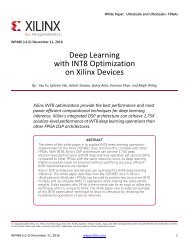 with INT8 Optimization on Xilinx Devices