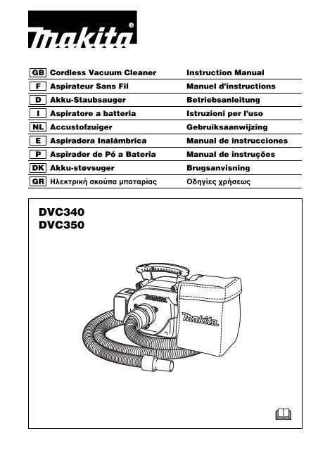 Makita VIBRATORE PER CALCESTRUZZO 800 mm 18V - DVR350ZK - Manuale Istruzioni