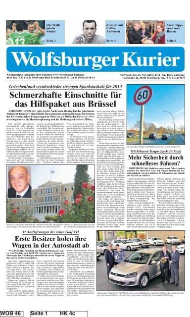 14.11.2012 - Wolfsburger Kurier