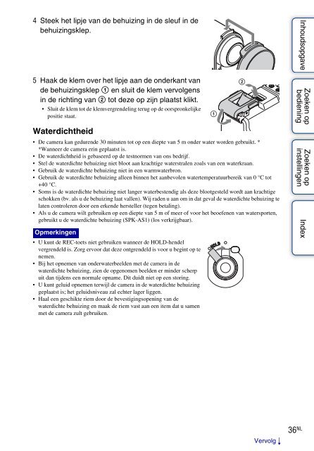 Sony HDR-AS30VR - HDR-AS30VR Guida all&rsquo;uso Olandese