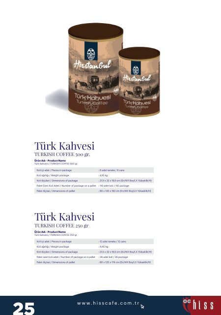 Hiss Ürün Kataloğu