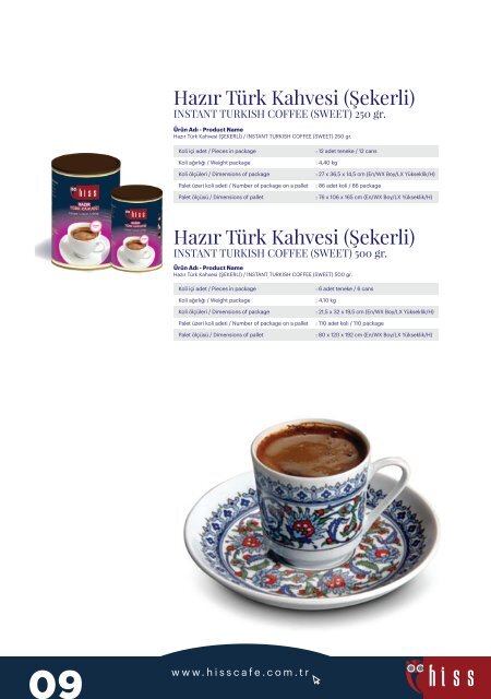 Hiss Ürün Kataloğu