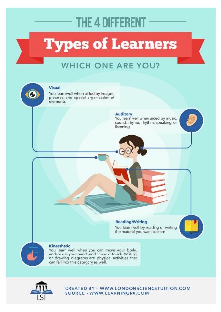 The 4 Different Types of Learners, Which One Are You