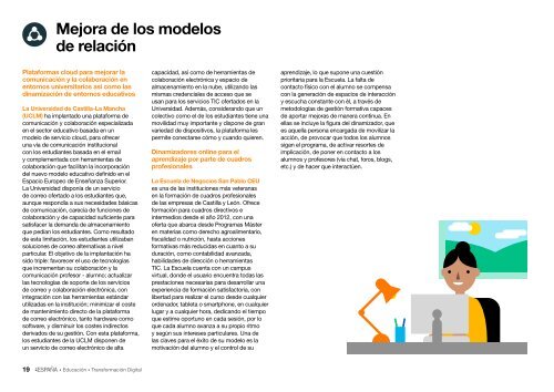 La transformación digital del sector educación