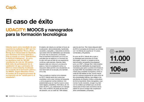 La transformación digital del sector educación