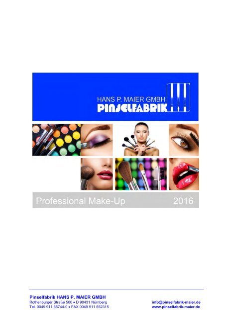Professional Make-Up – Katalog 2016