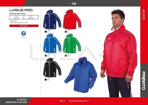 PRIMATO 4 jackets