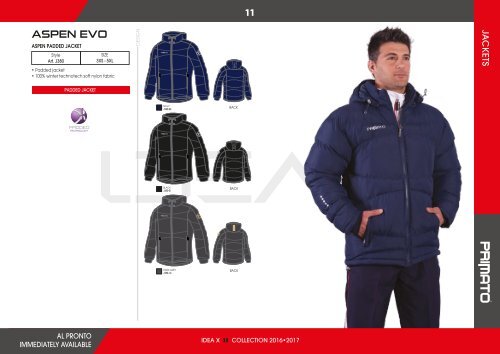 PRIMATO 4 jackets