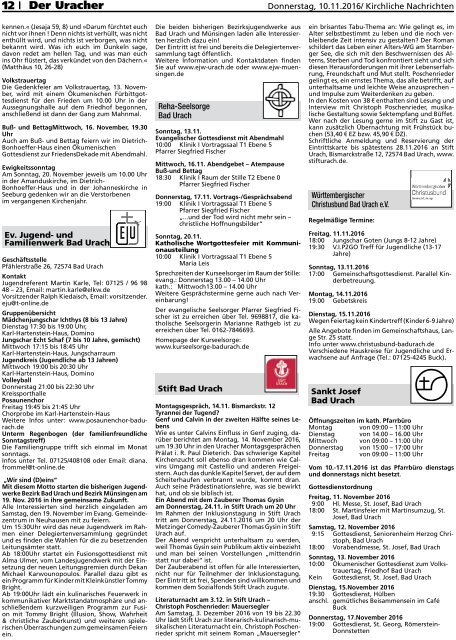 Der Uracher KW 45-2016