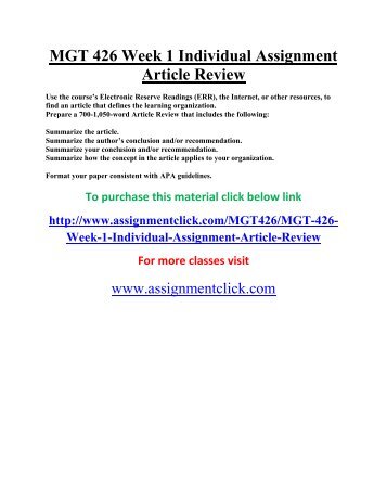 mgt 426 week 2 individual assignment Mgt 426 week 5 individual assignment learning organization paper prepare a 1,050- to 1,400-word paper analyzing the characteristics of a learning organization and its applications in a global environment outline senge’s five disciplines and their applications. mgt 426 week 2 individual assignment Mgt 426 week 5 individual assignment learning organization paper prepare a 1,050- to 1,400-word paper analyzing the characteristics of a learning organization and its applications in a global environment outline senge’s five disciplines and their applications.