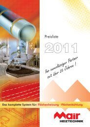 Telefax-Bestellung Fax 08541/9610-42 - MAIR Heiztechnik