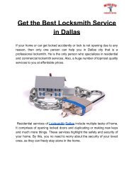 Locksmith Dallas