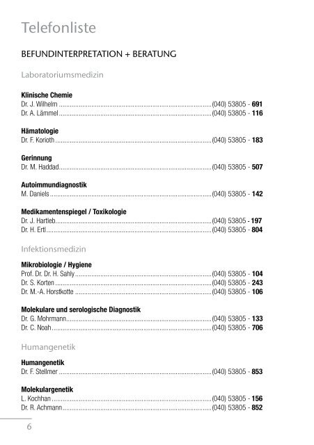 Humangenetik Spektrum