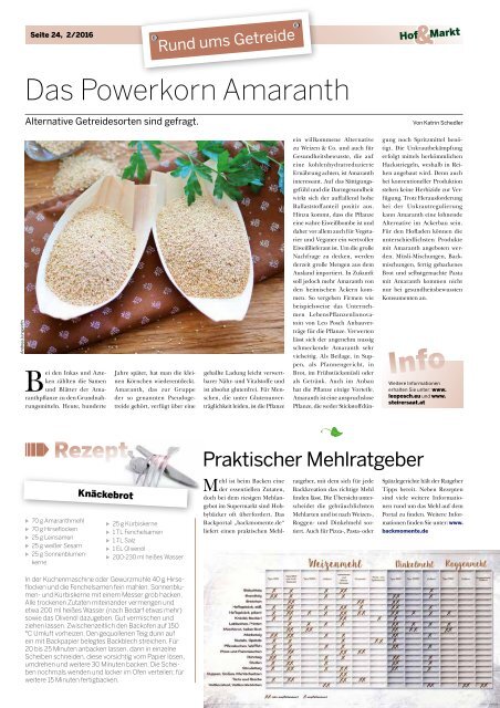 Hof & Markt | Fleisch& Markt 02/2016