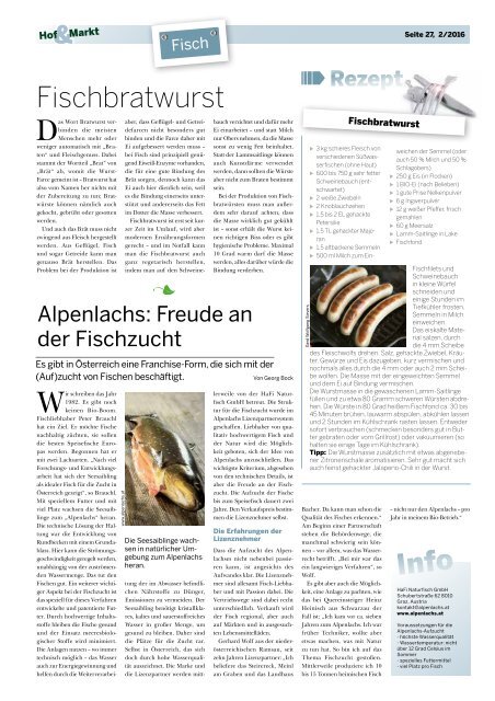 Hof & Markt | Fleisch& Markt 02/2016