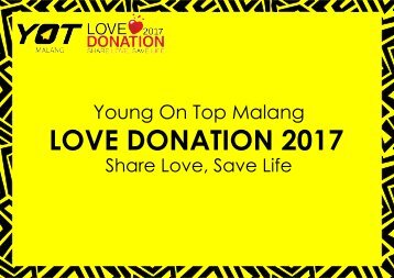 Proposal  Sponsor Love Donation 2017