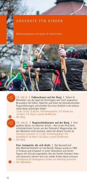 Programm für den Esslinger Mittelaltermarkt & Weihnachtsmarkt 2016