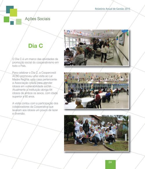 Relatório de Gestão 2015 - Coopercredi ACSC