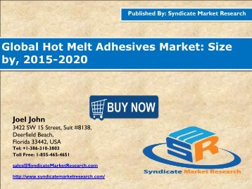 Hot Melt Adhesives Market