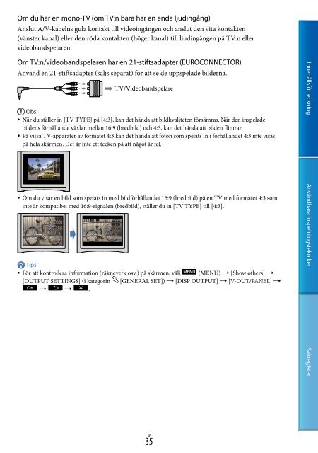 Sony DCR-SX22E - DCR-SX22E Istruzioni per l'uso Svedese