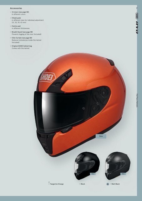 SHOEI CATALOG 2017