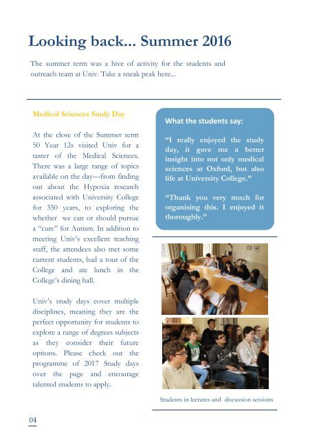 Teachers Newsletter Autumn 2016