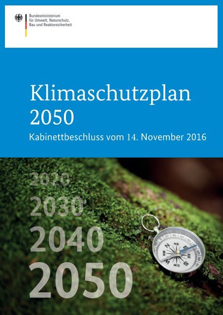 Klimaschutzplan 2050