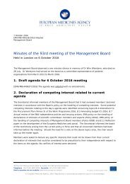 Minutes of the 93rd meeting of the Management Board