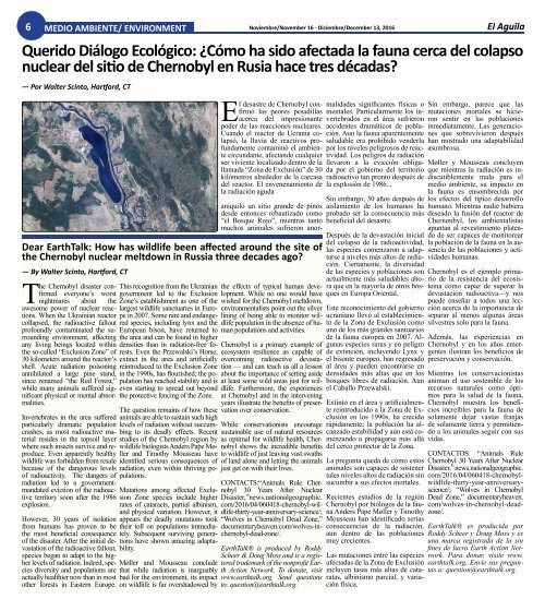 El Aguila Magazine – November 16, 2016