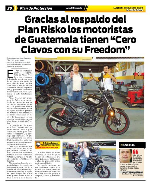 ELMOTORISTA Edicion 14 Noviembre