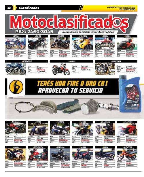 ELMOTORISTA Edicion 14 Noviembre