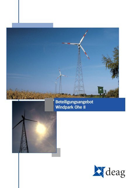 Beteiligungsangebot Windpark Ohe II