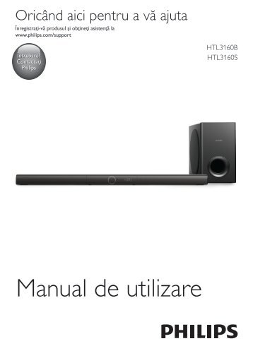 Philips Barre de son - Mode dâemploi - RON