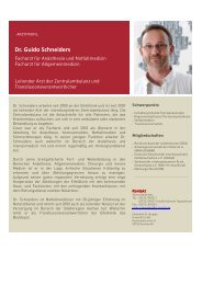 Dr. Guido Schneiders - Eifelklinik St. Brigida