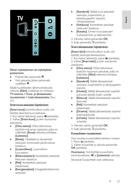 Philips TV LCD - Mode d&rsquo;emploi - FIN