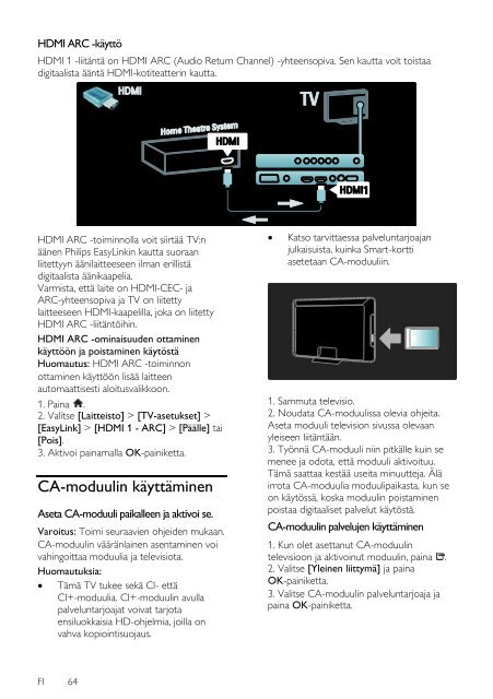 Philips TV LCD - Mode d&rsquo;emploi - FIN