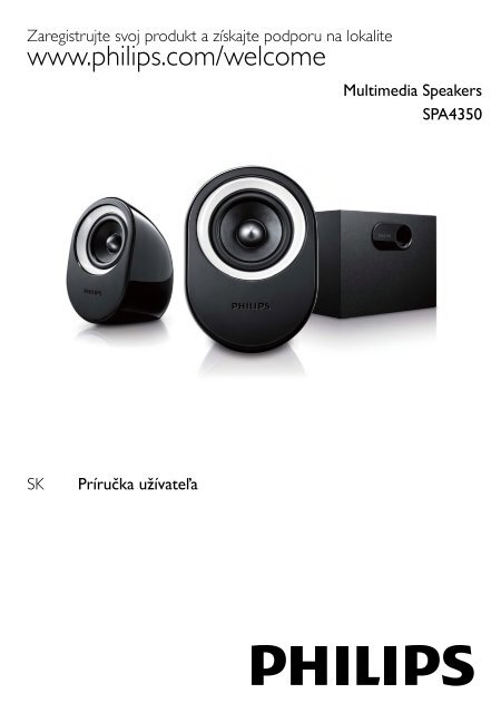 Philips Enceintes multim&eacute;dias 2.1 - Mode d&rsquo;emploi - SLK