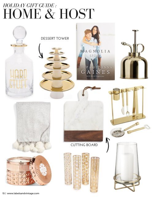 Labels and Vintage Holiday Gift Guide 2016