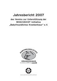 Jahresbericht 2007 - babyfreundlich.org