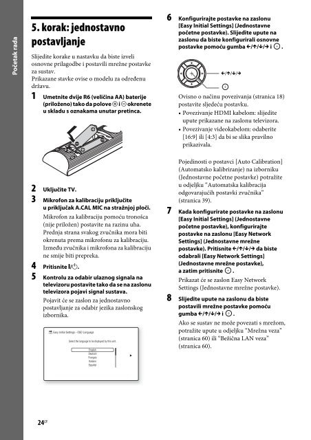 Sony BDV-N790W - BDV-N790W Istruzioni per l'uso Croato